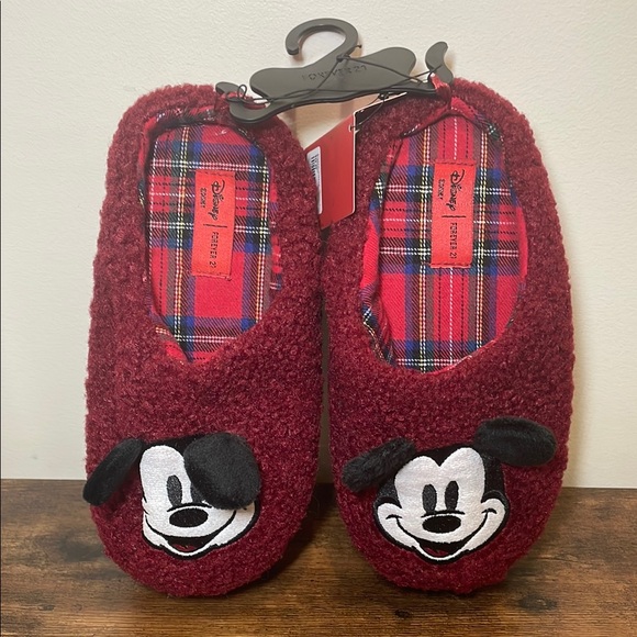 Disney Shoes - Disney x Forever 21 Red Plaid Garment
